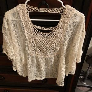 Blue Planet short lace top